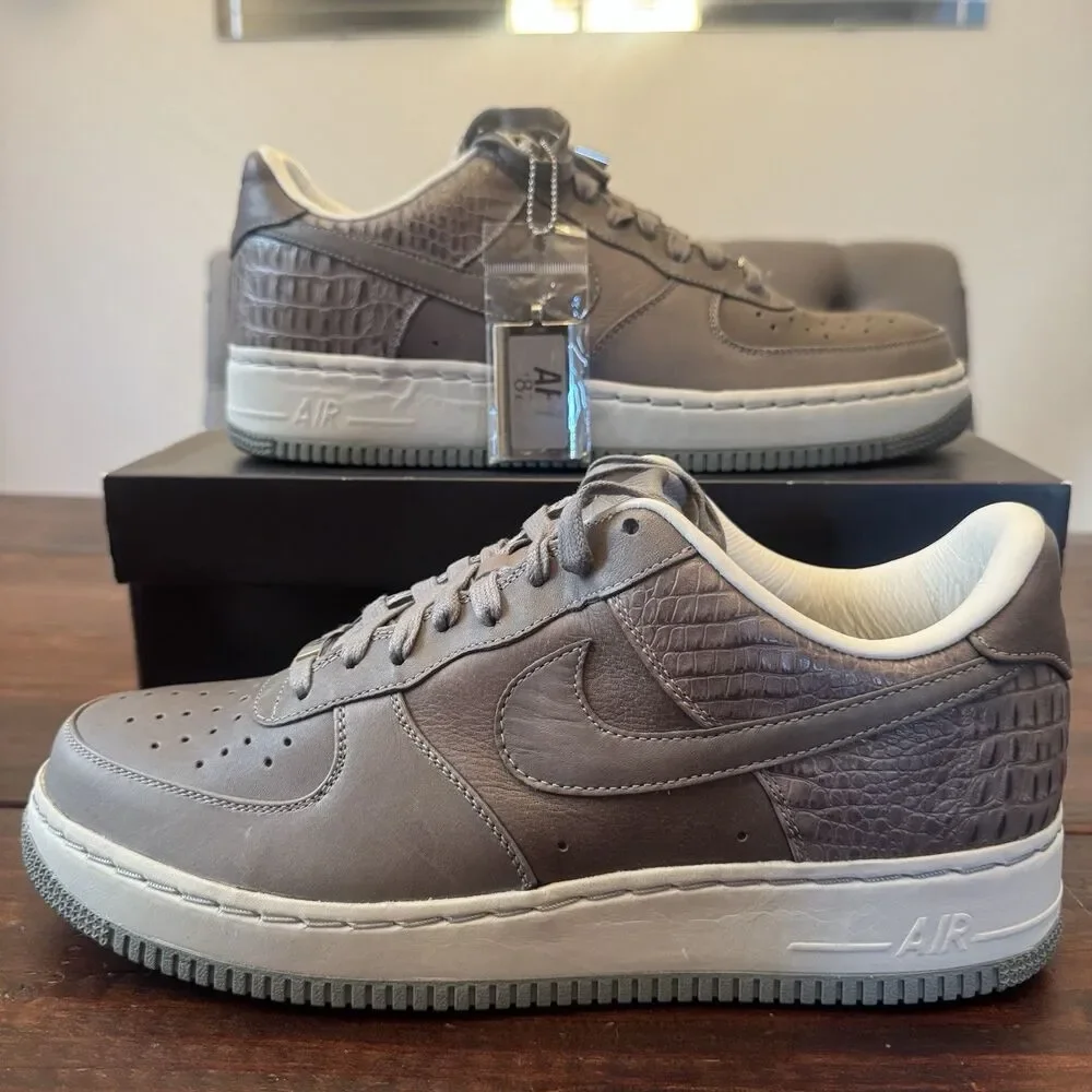Nike Air Force 1 Low Supreme Premium QK Grey Shoes